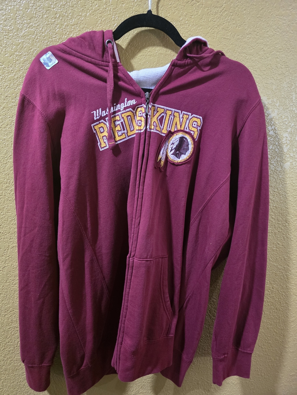 NFL Kids Burgundy Washington Redskins Zip-Up Hoodie